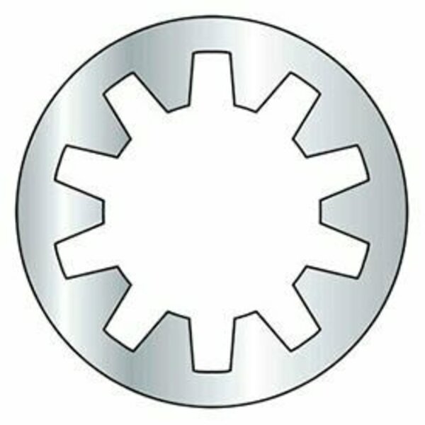 Titan Fasteners Internal Tooth Lock Washer, Steel, Zinc Plated Finish BYC04